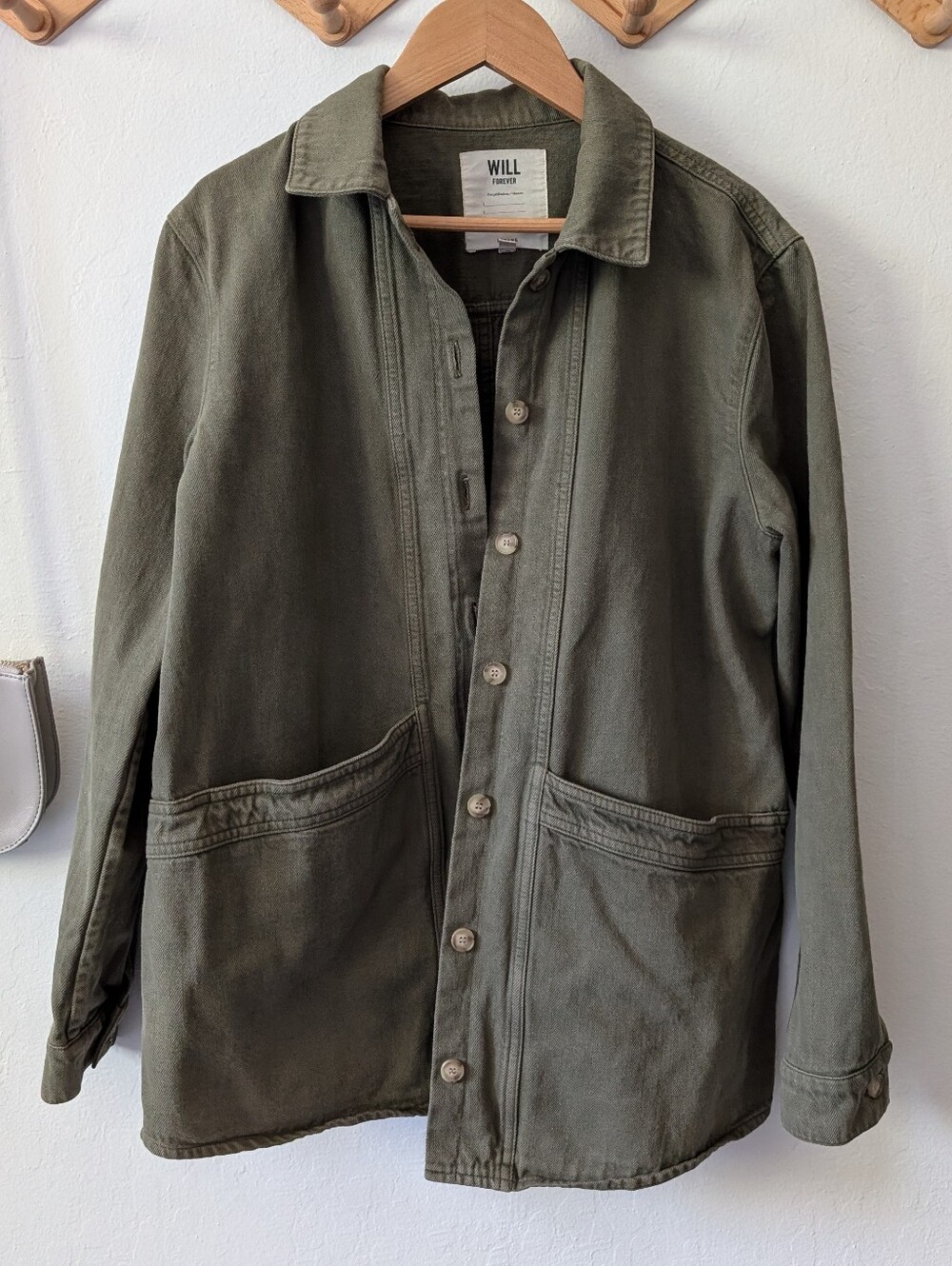 EUC Sezane Will Jacket (Khaki Green) - Picture 2 of 4